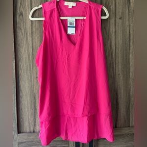 Michael Kors pink sleeveless tank